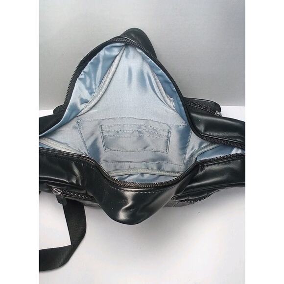 IHKWIP Shooting Star Cross Body Bag Black Adjustable Strap 12"X12" - Picture 6 of 6